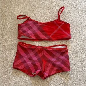 Burberry kids two piece swimsuit